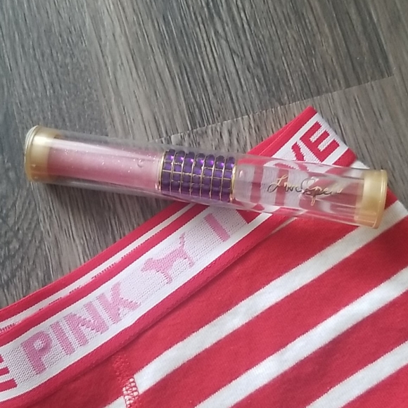 VS PINK booty shorts and lip gloss/fragrance - Picture 2 of 4